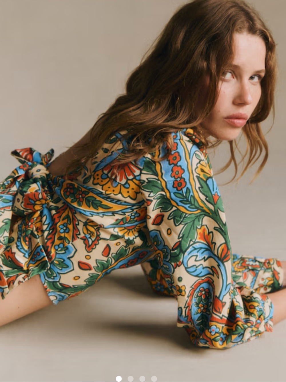 Sézane Romea Blouse - Multicolor Floral Print